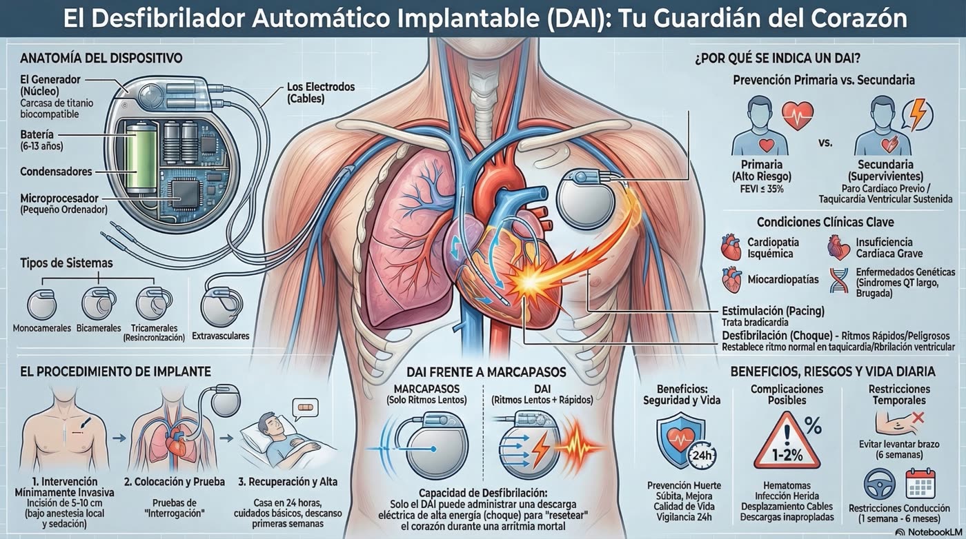 El Desfibrilador Automático Implantable (DAI): Tu Guardián del Corazón