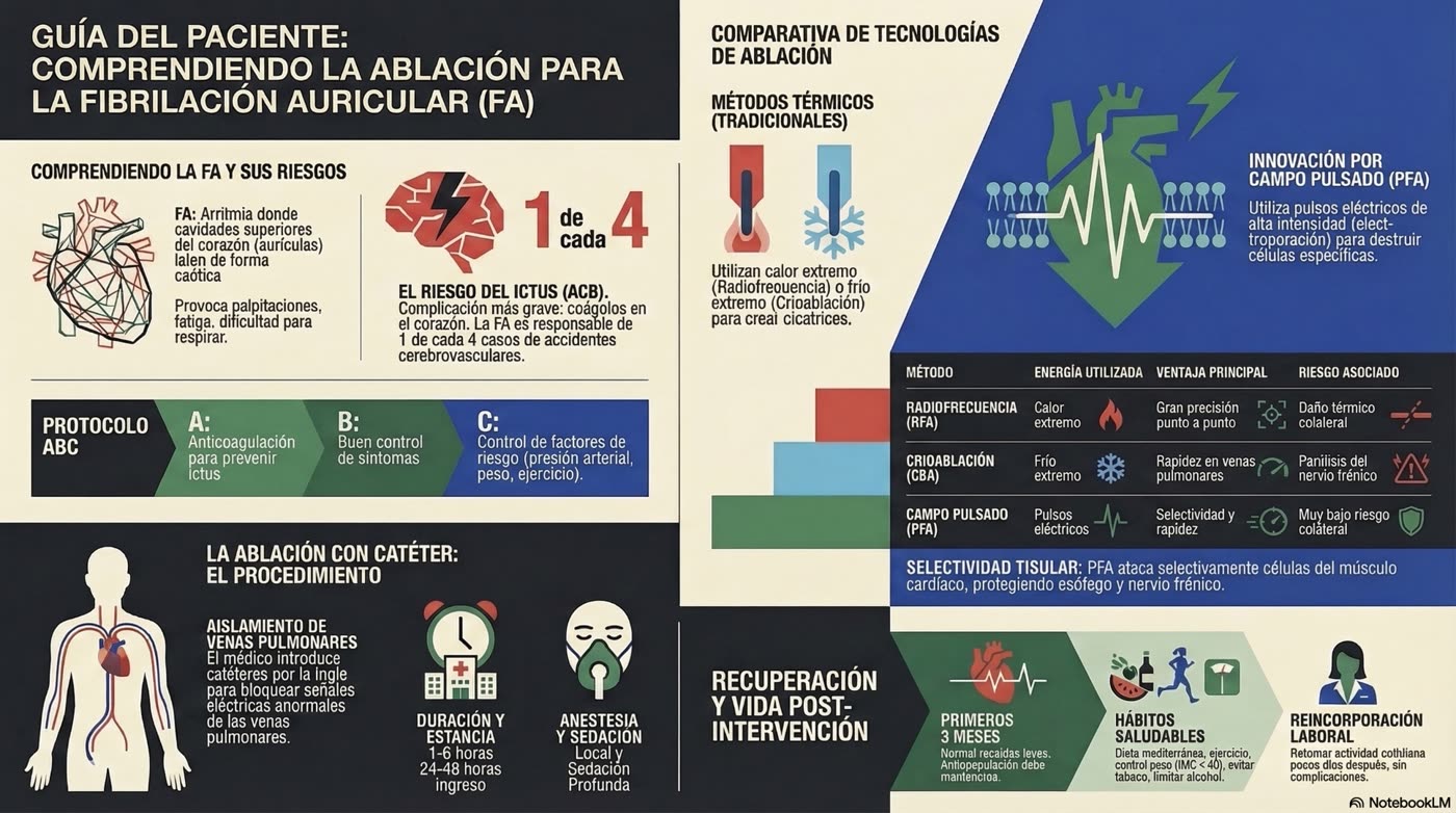 Guía del Paciente: Ablación para la Fibrilación Auricular