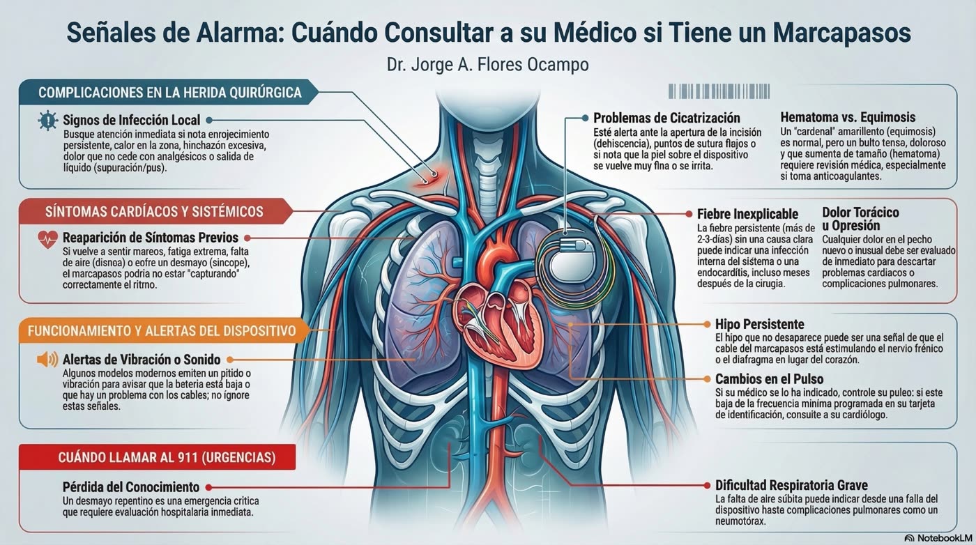 Señales de Alarma: Cuándo Consultar a su Médico si Tiene un Marcapasos