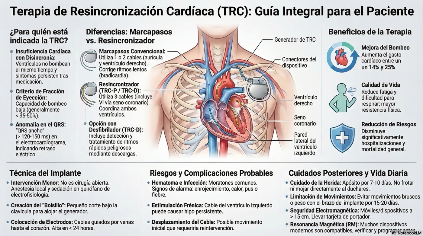 Terapia de Resincronización Cardíaca (TRC): Guía Integral